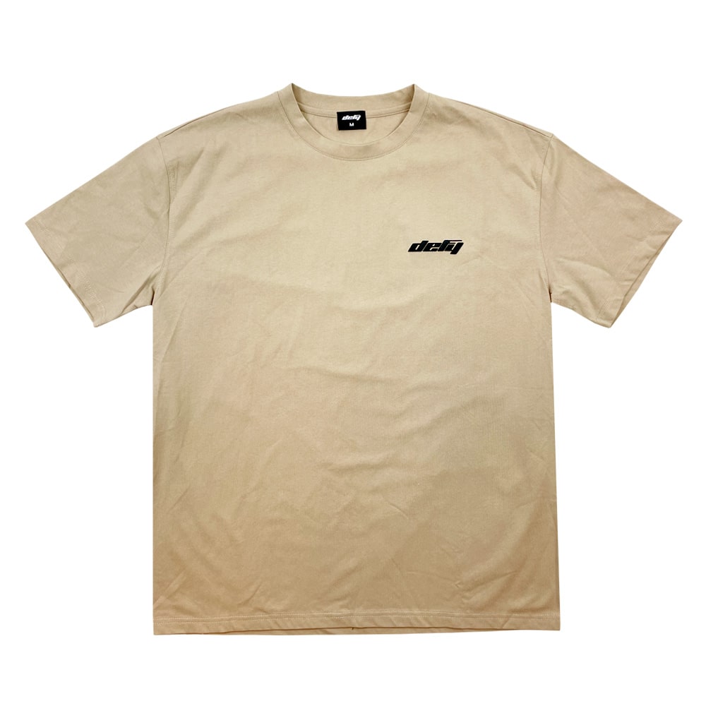 Logo Tee in Taupe